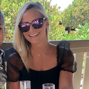 Zara puff sleeve top